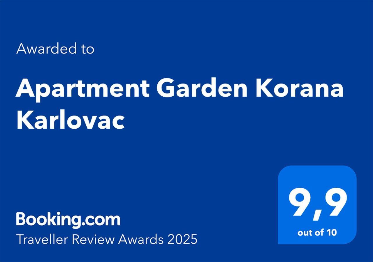 Apartment Garden Korana 카를로바츠 외부 사진